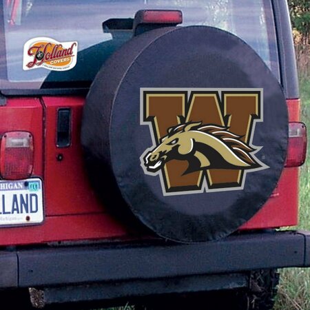 Holland Bar Stool Co 28 x 8 Western Michigan Tire Cover TCIWestMIBK